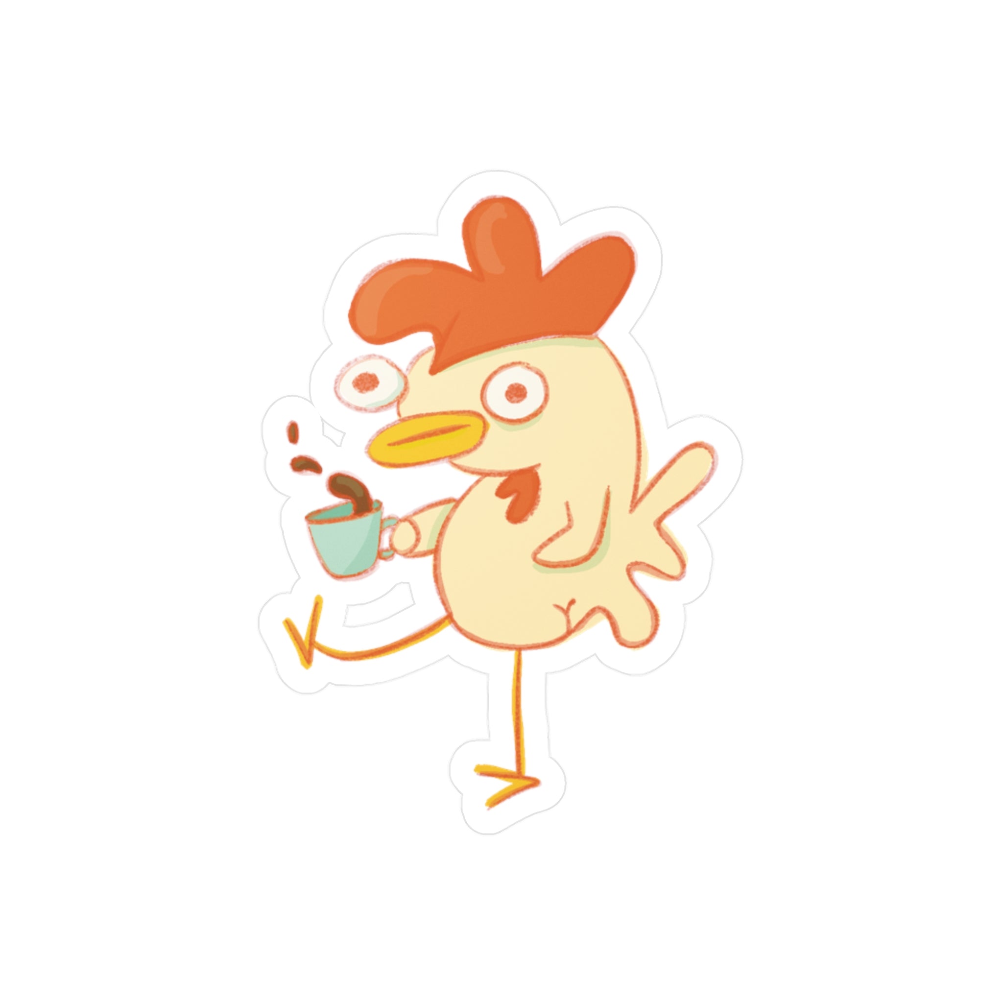 Hot Bean Water Chicken Sticker