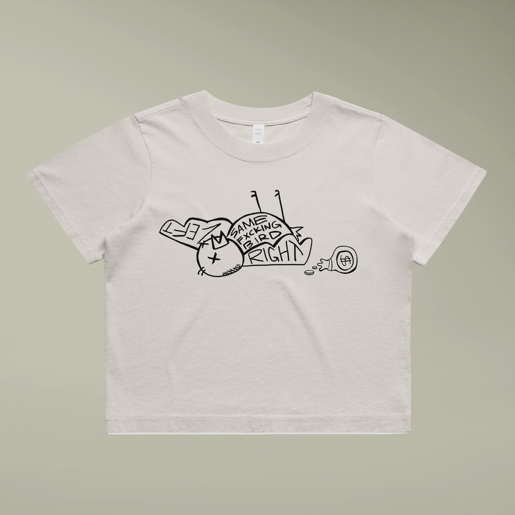 Same Bird Cropped Tee