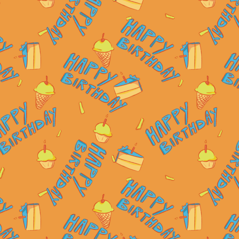 Nostalgic Birthday Pattern