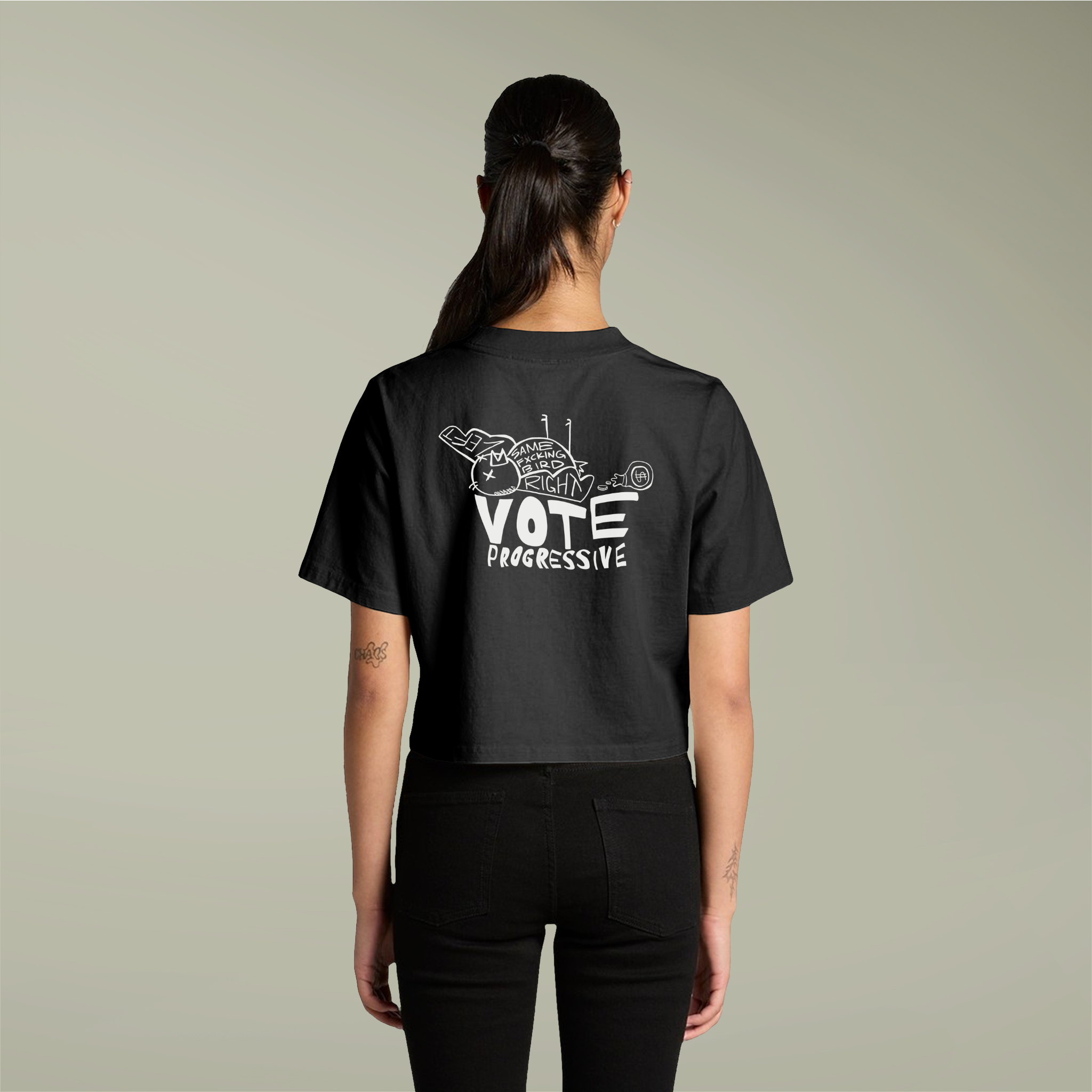 Same Bird Cropped Tee