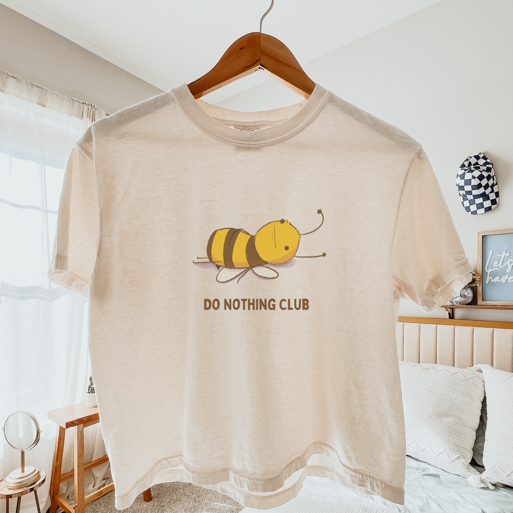 Do Nothing Club Boxy Tee