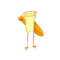 Surf Check Frog Sticker