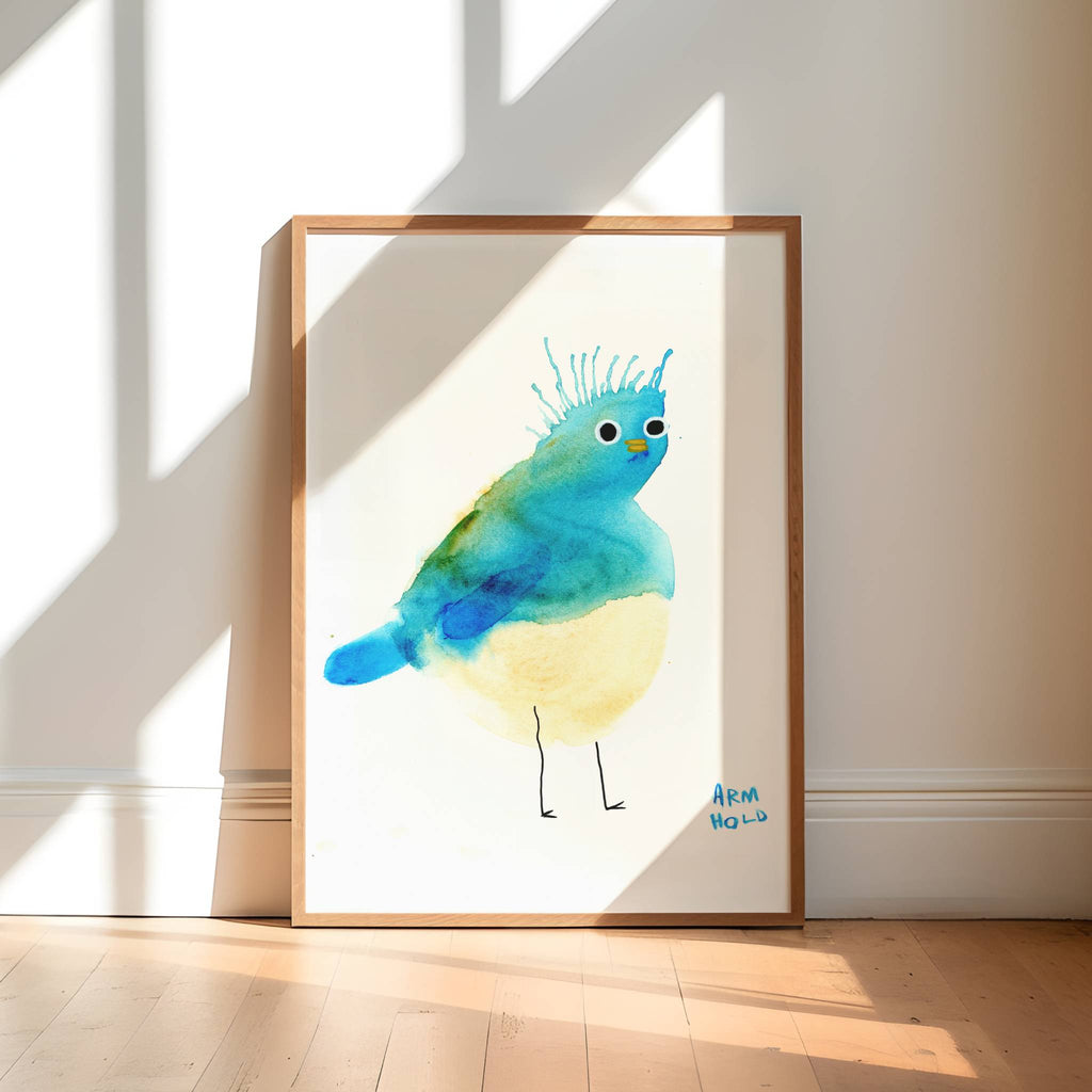 Bed Head Birb Print