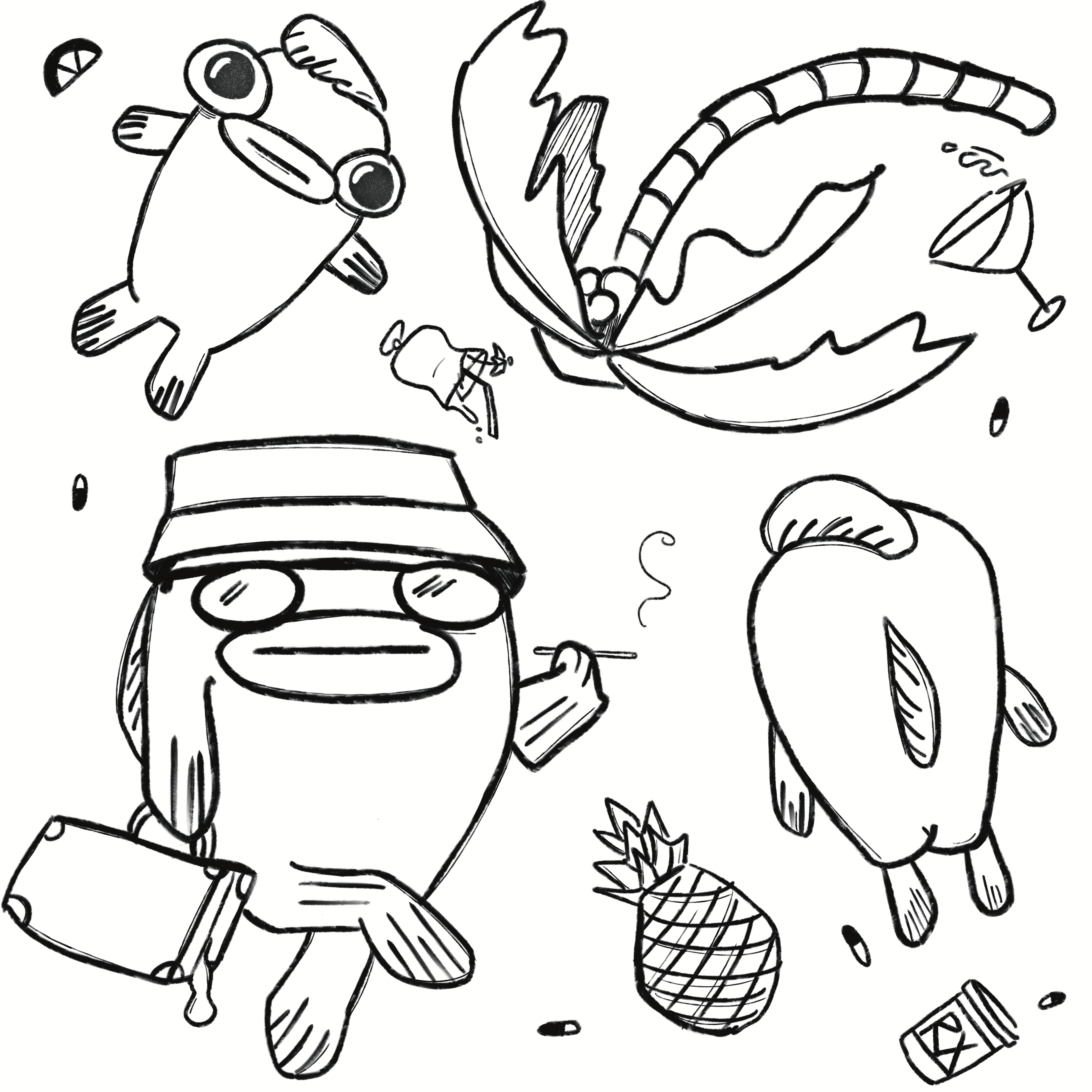 Fear Loathing Paradise B&W