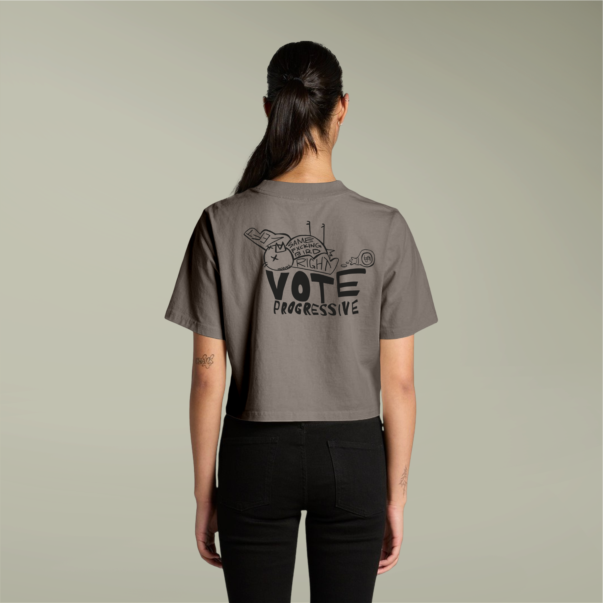 Same Bird Cropped Tee