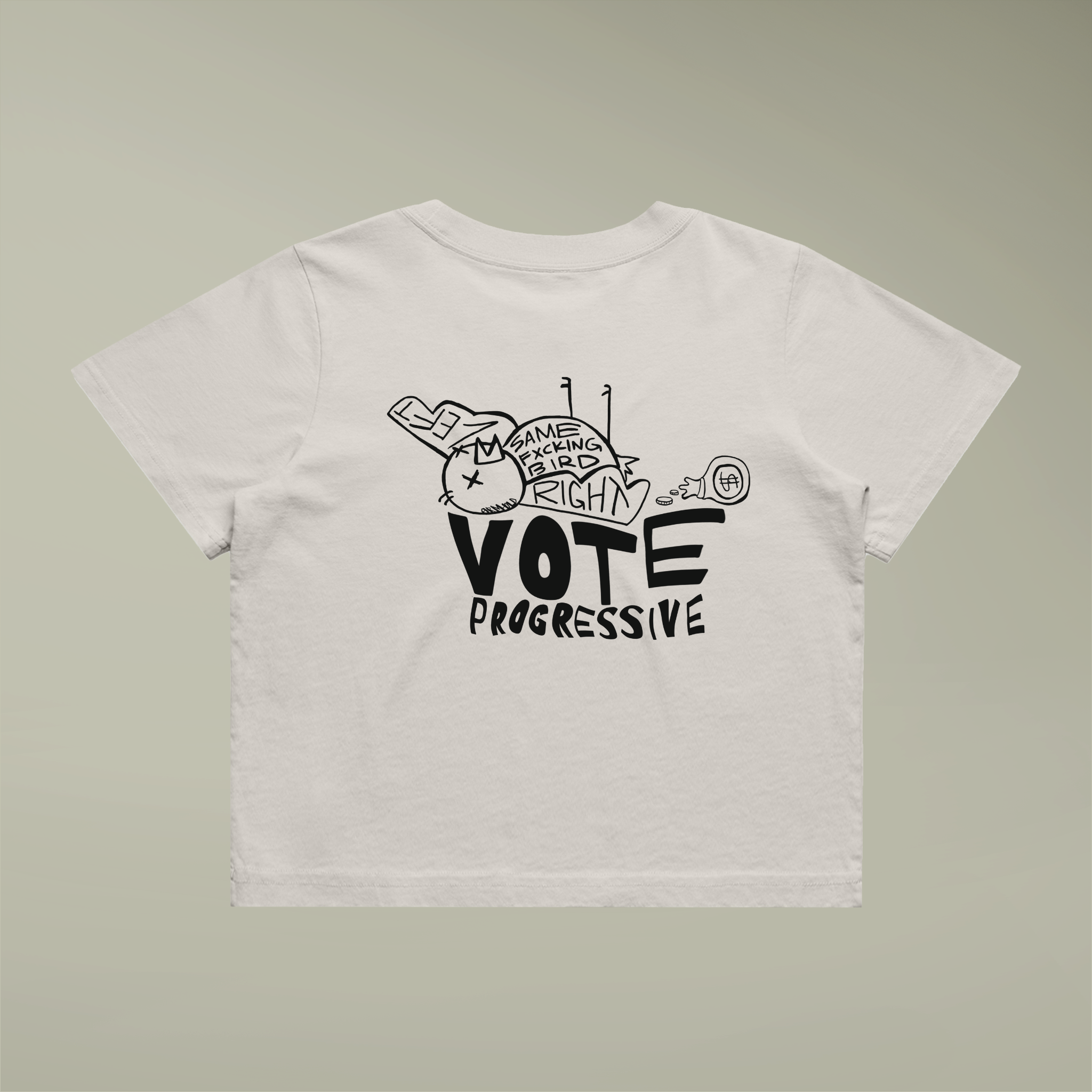 Same Bird Cropped Tee