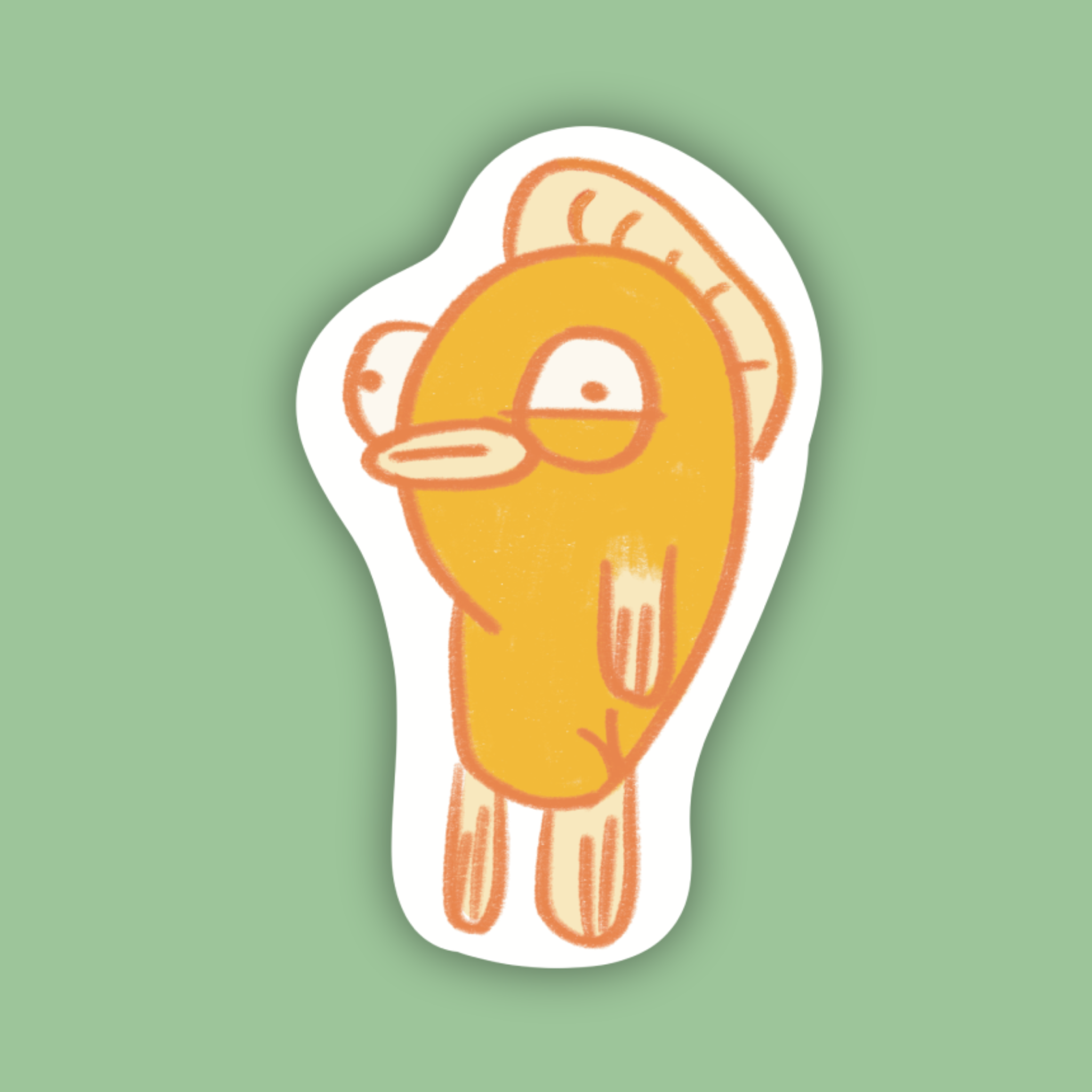 Gubby da Fish Sticker