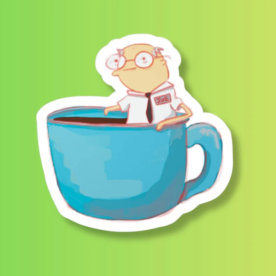 Cup of Joe Coffee Sticker