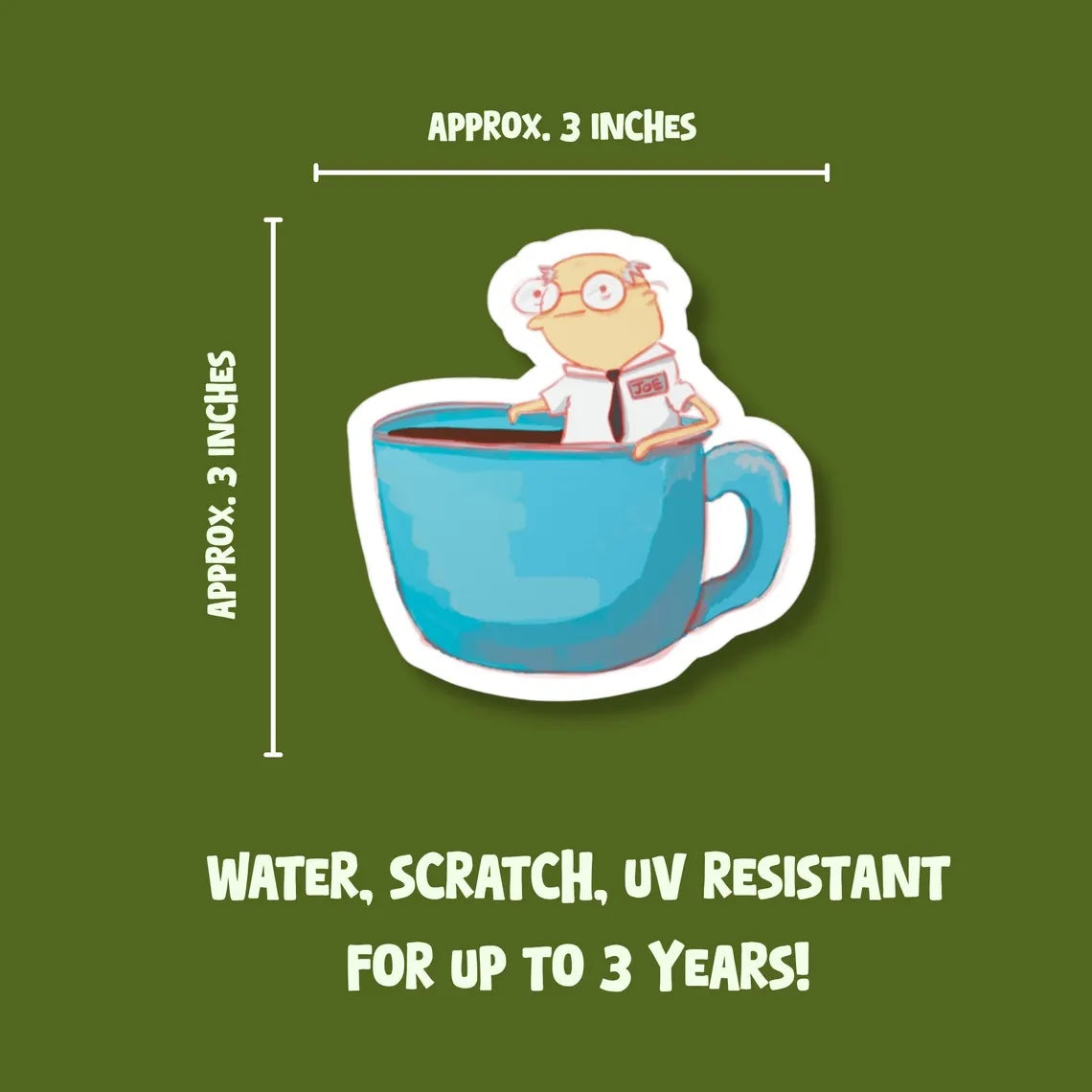 Cup of Joe Coffee Sticker