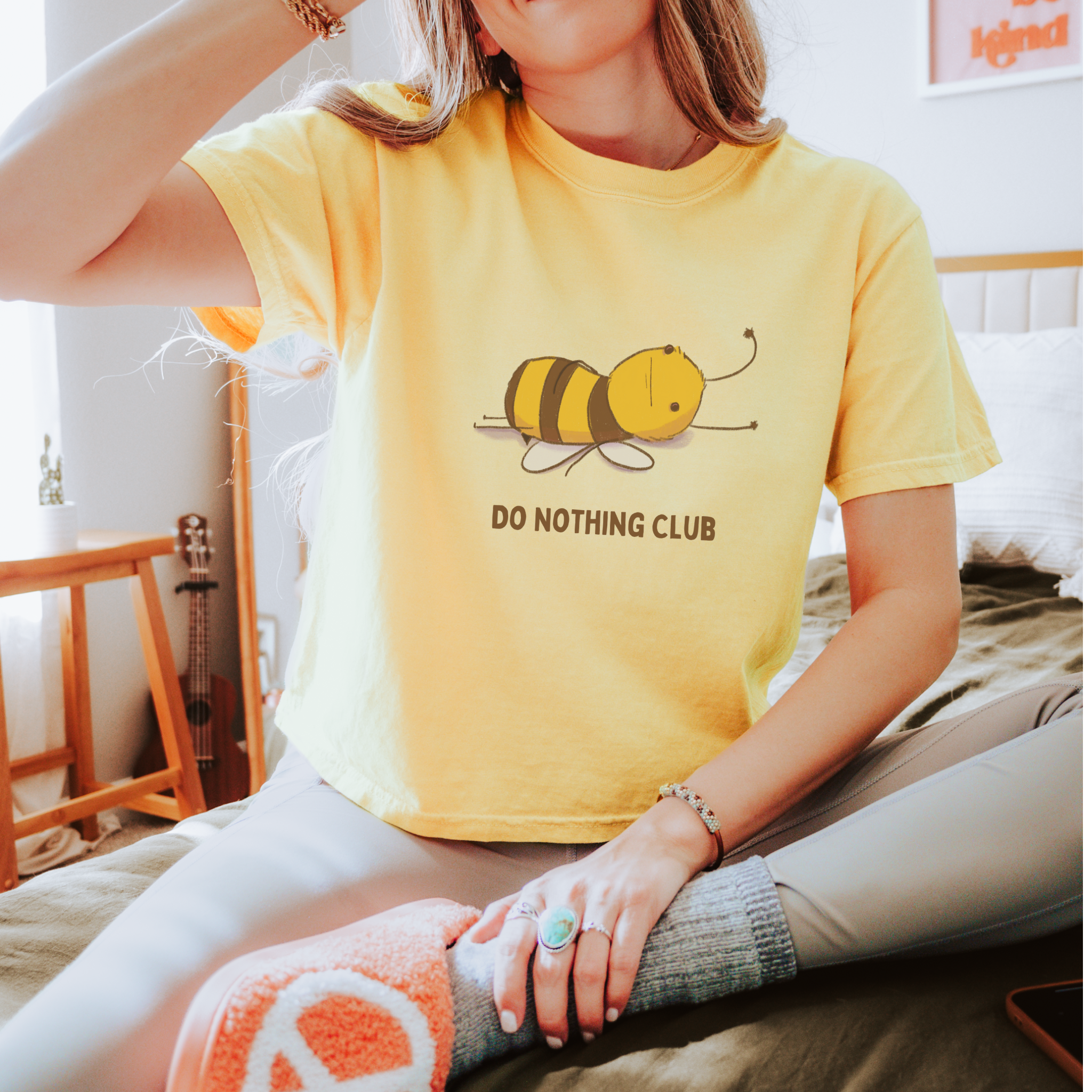 Do Nothing Club Boxy Tee
