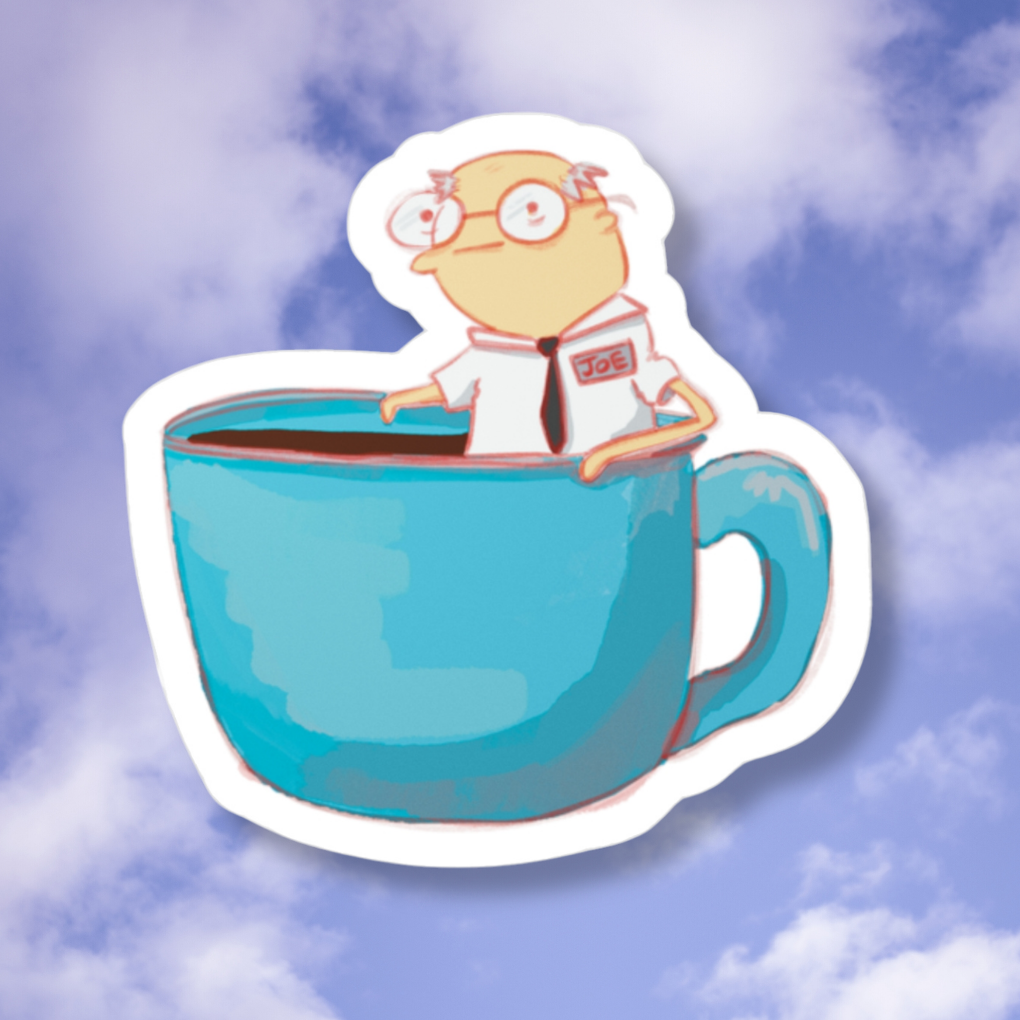 Cup of Joe Coffee Sticker