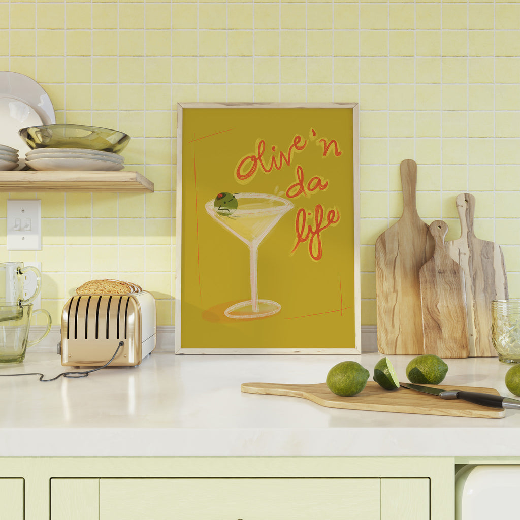 Olive’n the Life Art Print