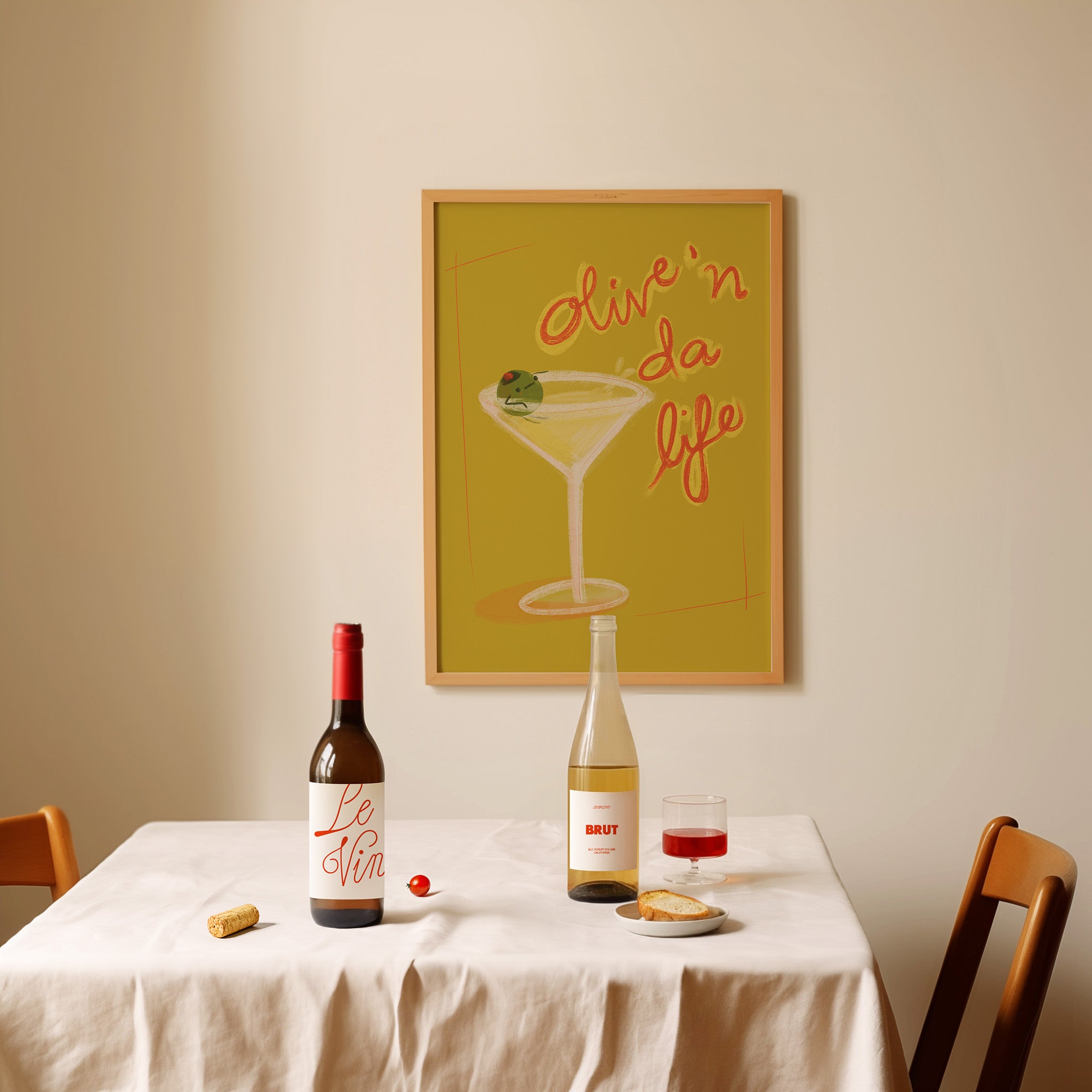 Olive’n the Life Art Print