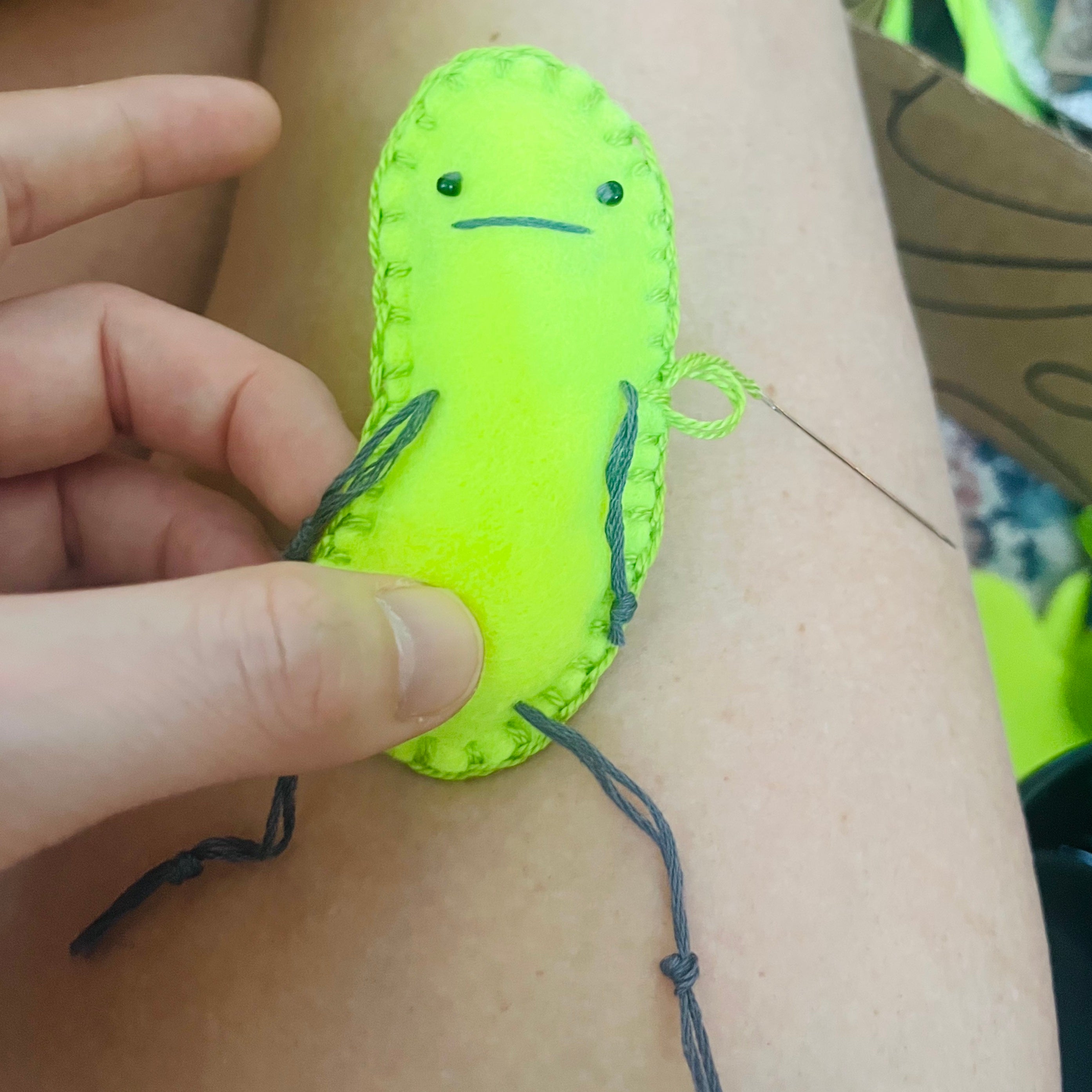 Handmade Mini Pickle Plushie [Ltd. Edition 01]