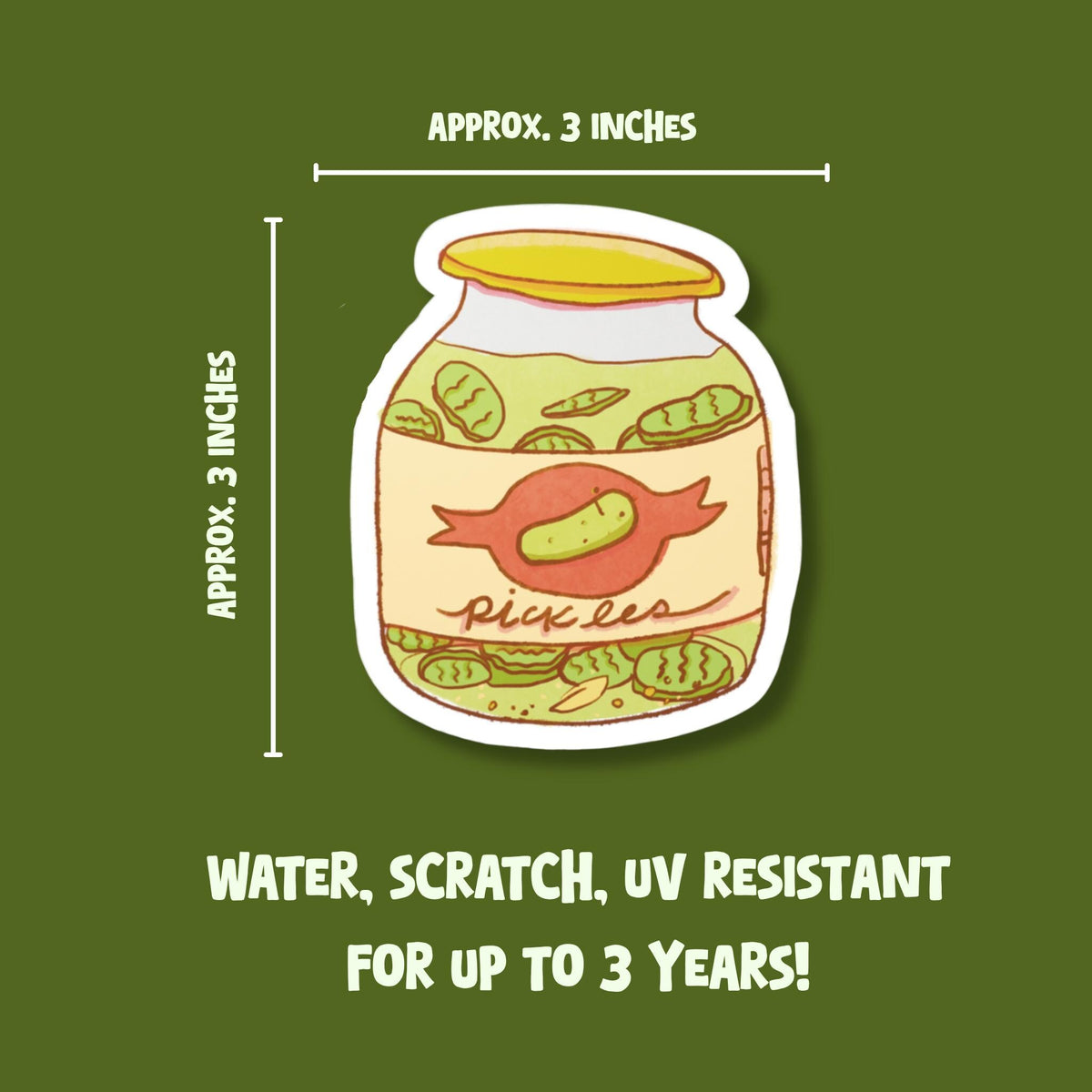 Pickles jar Sticker