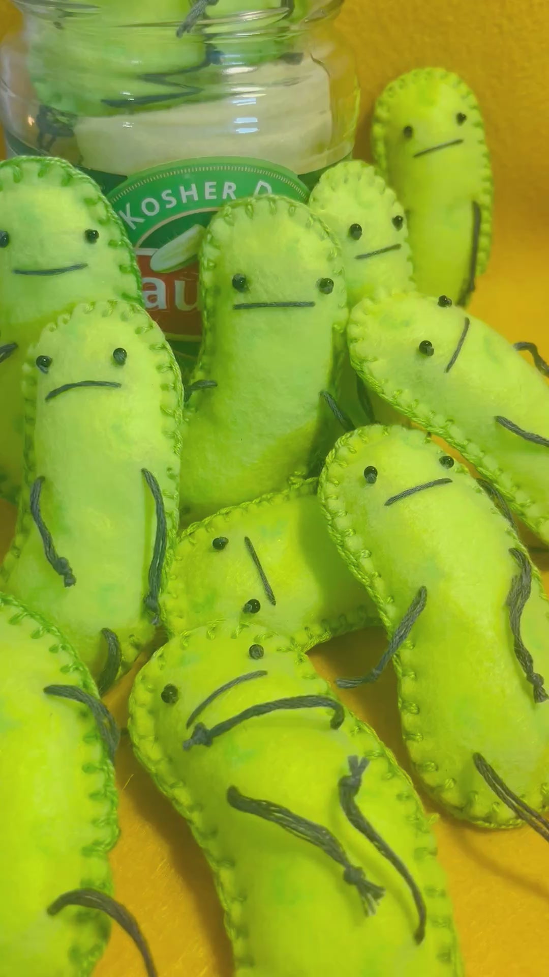 Handmade Mini Pickle Plushie [Ltd. Edition 01]